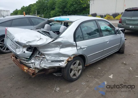 2004 Honda Civic Ex from USA, damaged, VIN 2HGES26844H593051